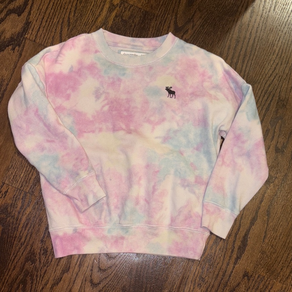 Abercrombie & Fitch Pastel Tie-Dye Sweatshirt